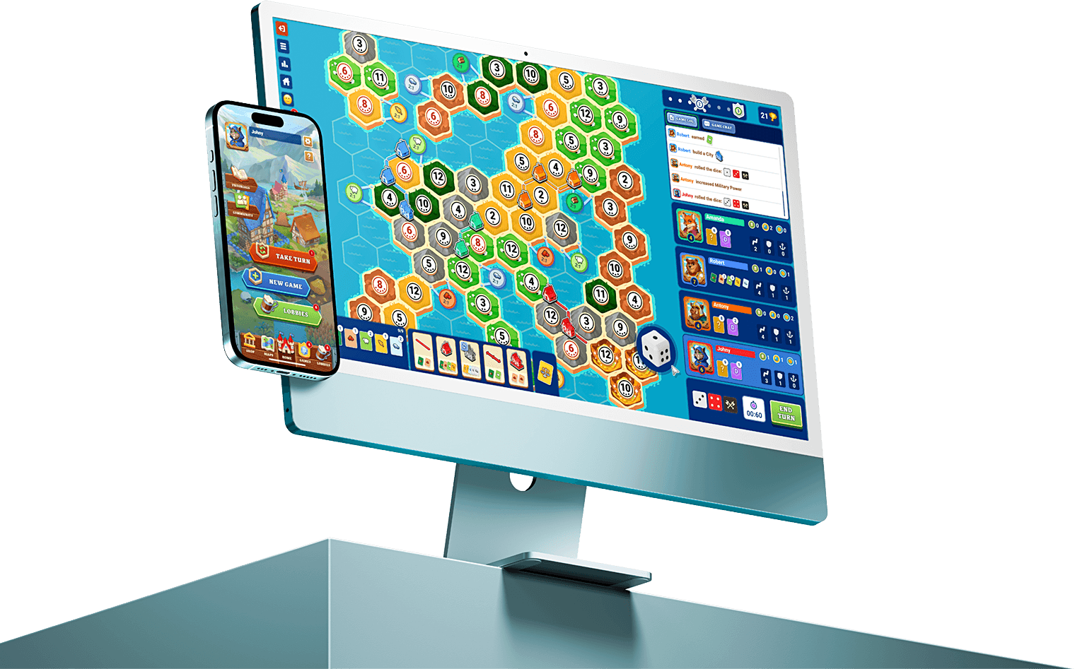 Landover on desktop and mobile